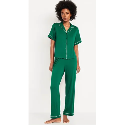 OLD NAVY SUNDAY SLEEP KNIT JERSEY PANT SET