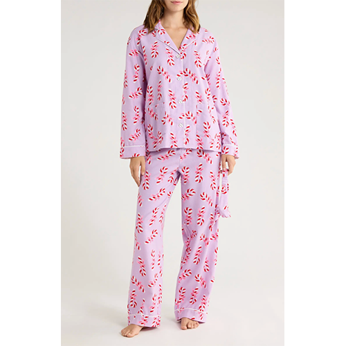 PJ SALVAGE PRINT FLANNEL PAJAMAS