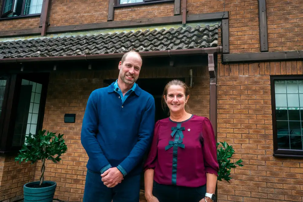 Prince William Tears Up Talking to Woman Who Lost Her Husband to Suicide