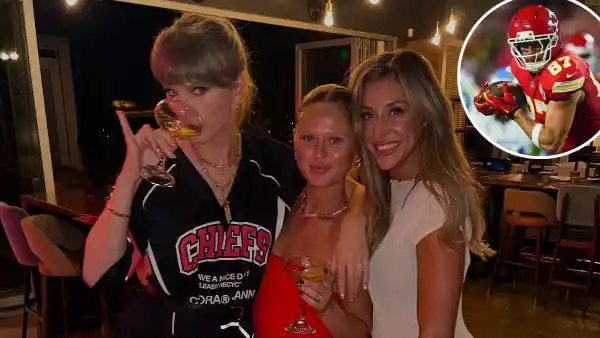 Promo Taylor Swift Shows Chiefs Team Pride in Mini Dress as She Parties With Friends After Travis Kelce Game