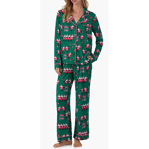 ROOM SERVICE PJS LONG SLEEVE PRINT PAJAMAS