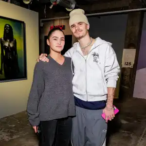 Romeo Beckham Gets Back Together With Girlfriend Kim Turnbull After Brooklyn Beckham Drama GettyImages 2206567352