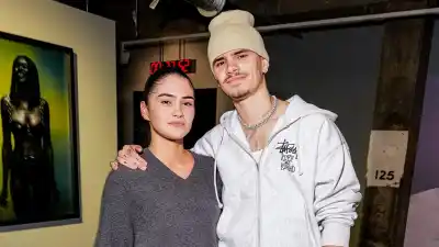 Romeo Beckham Gets Back Together With Girlfriend Kim Turnbull After Brooklyn Beckham Drama GettyImages 2206567352