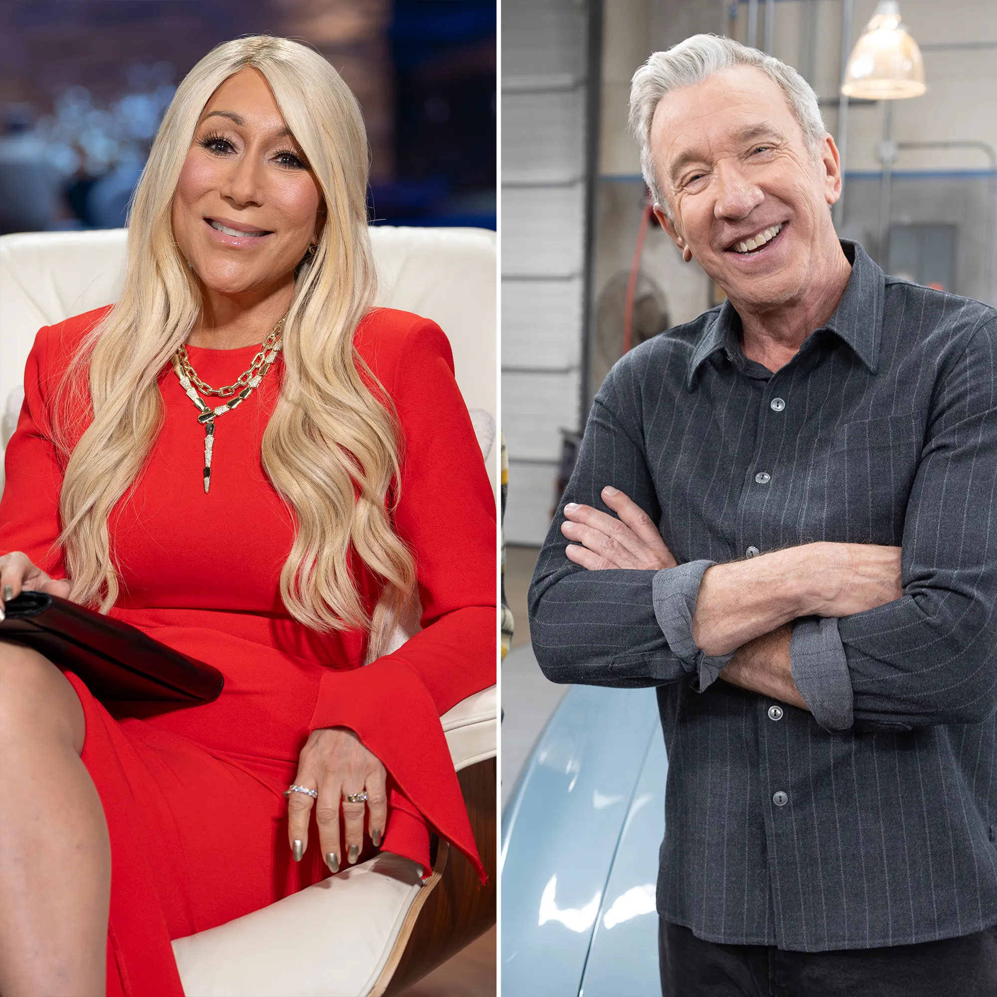 Shark Tank s Lori Greiner Flirts With Tim Allen on Shifting Gears