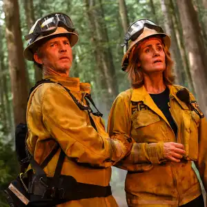 Shawn Hatosy and Diane Farr FIRE COUNTRY BUGGED