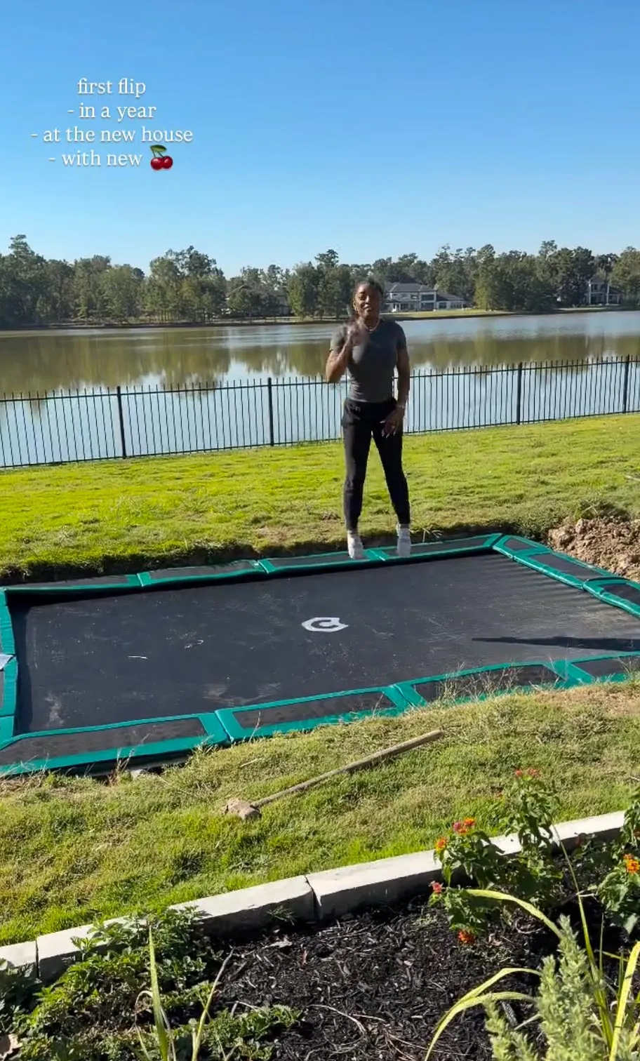 Simone Biles Seemingly Confirms Boob Job After Performing 1st Flip in a Year With New Cherries Emoji 002