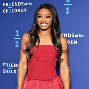 Simone Biles Seemingly Confirms Boob Job After Performing 1st Flip in a Year With New Cherries Emoji GettyImages 2180905256