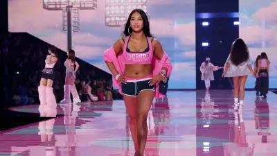 Suni Lee Shuts Down VS Fashion Show Critics GettyImages-2241343638