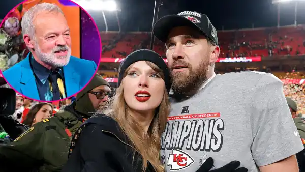 Taylor Swift Casually Calls Travis Kelce My Fiance on The Graham Norton Show GettyImages 2196122888