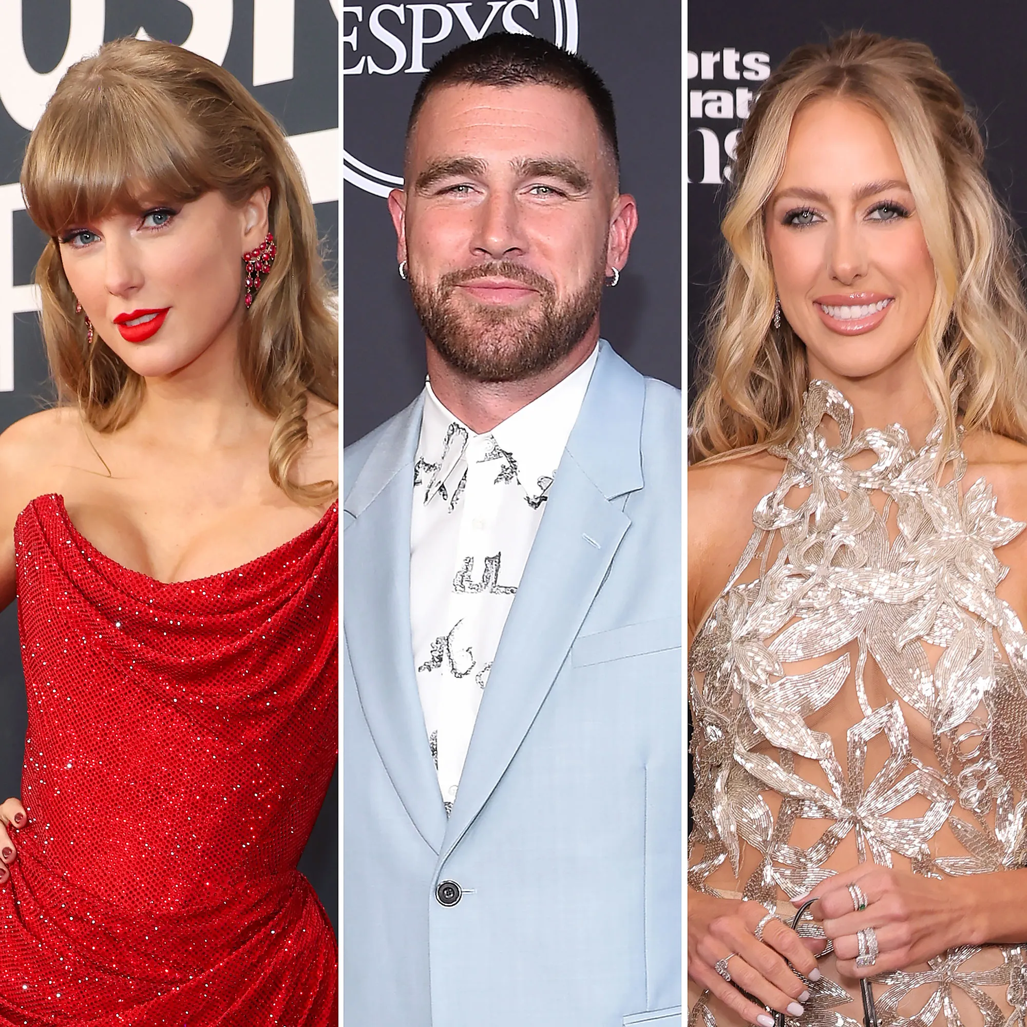 Taylor Swift Cheers on Travis Kelce With Brittany Mahomes at Chiefs Game