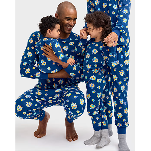 The Children's Place Matching Family Pajamas Glow Hanukkah Collection