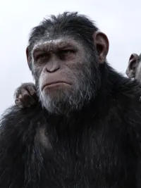 Caesar and his son in War for the Planet of the Apes