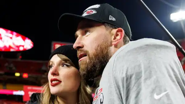 What Is Travis Kelces Favorite Life of a Showgirl Song Opalite About Lyrics Breakdown GettyImages-2196127039