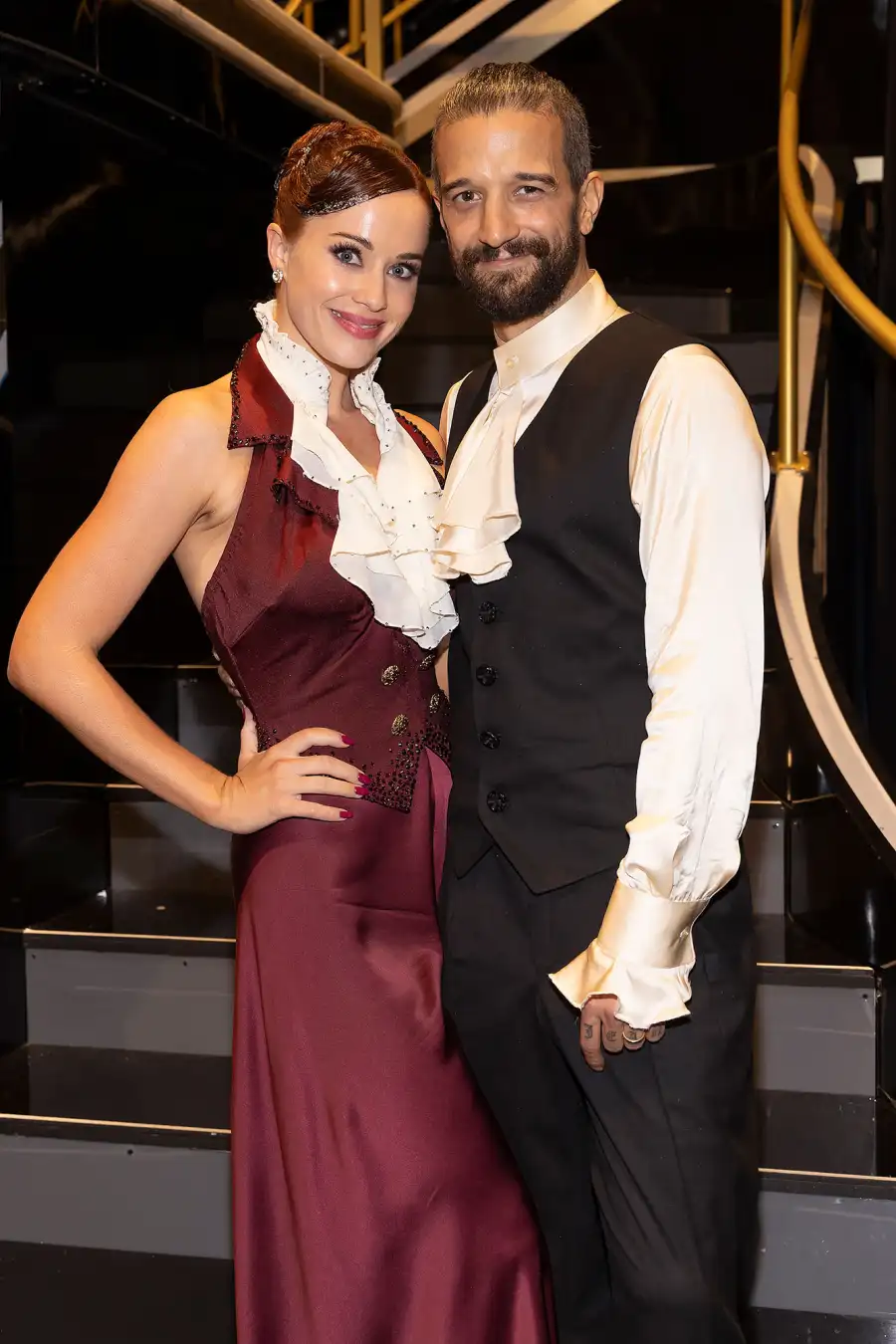 Whitney Leavitt and Mark Ballas DANCING WITH THE STARS Disney Night