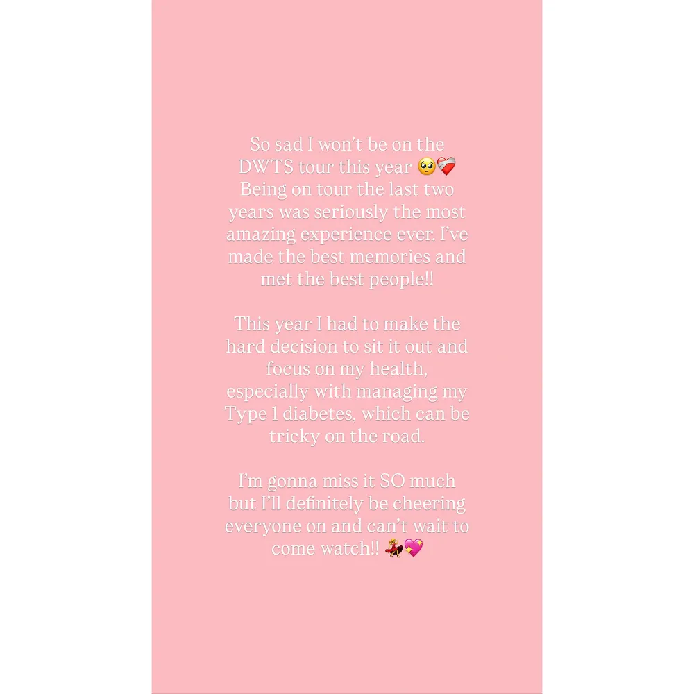 Why Rylee Arnold Will Not Be on DWTS Tour