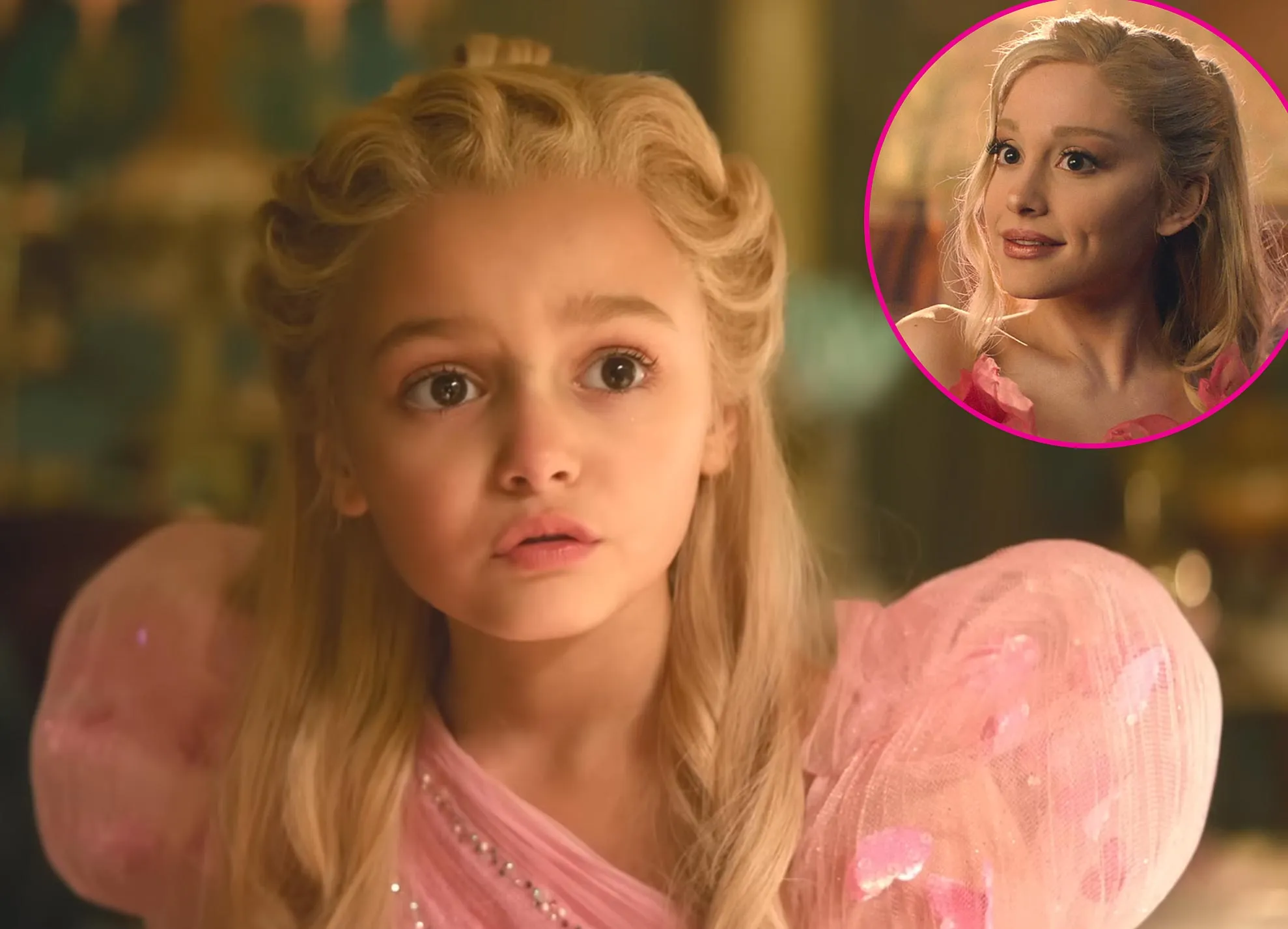 Wicked For Goods Young Glinda Looks Like Mini Ariana Grande in Teaser