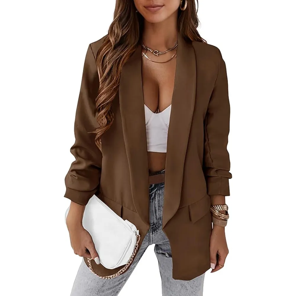 Kirundo Oversized Open Front Blazer