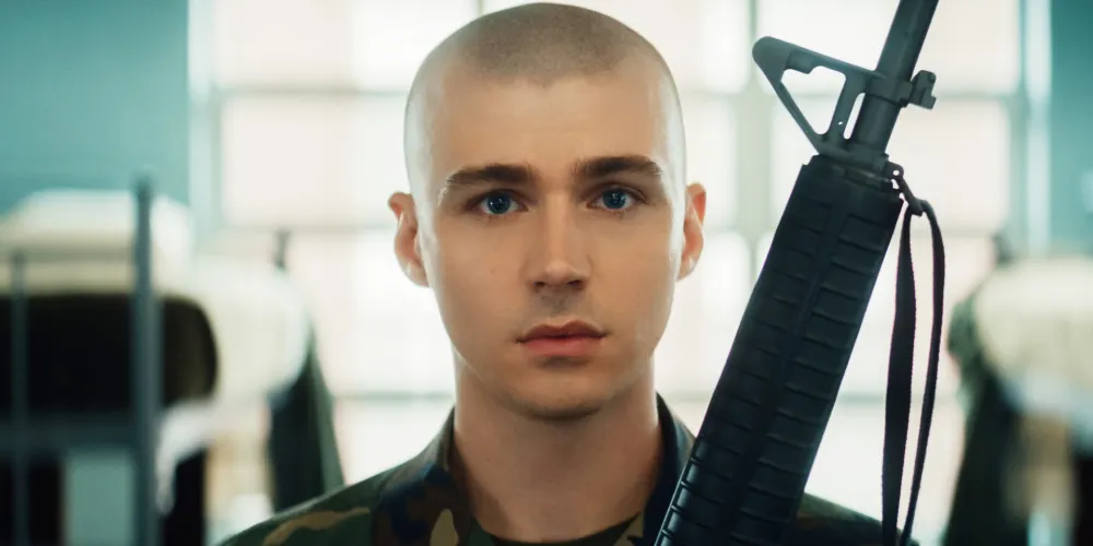 Miles Heizer in Boots