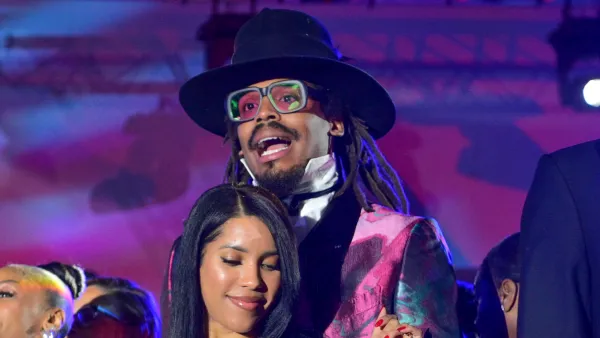 Cam Newton and Jasmin Brown