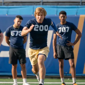 Glen Powell in Chad Powers