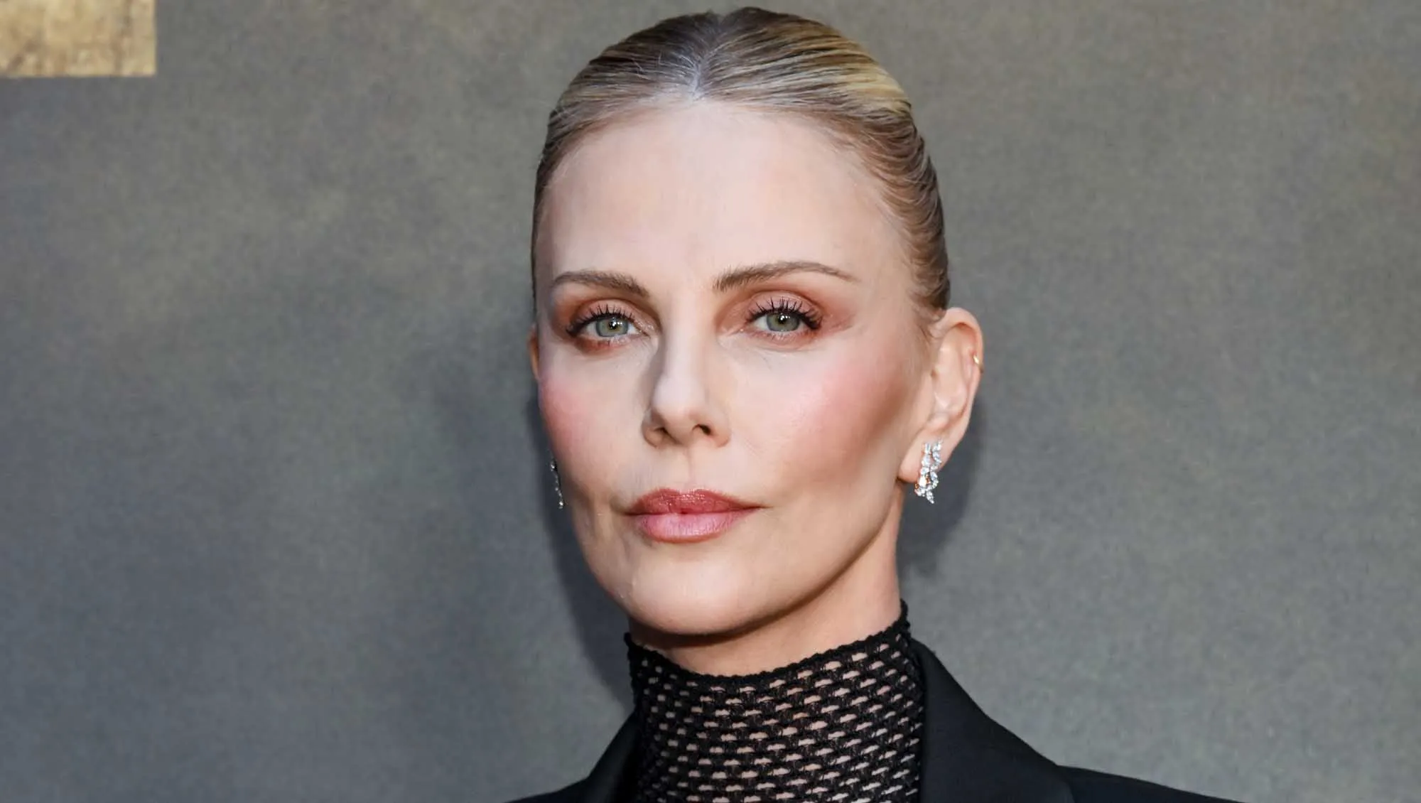 Charlize Theron Leather Moto Jacket