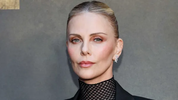 Charlize Theron Leather Moto Jacket