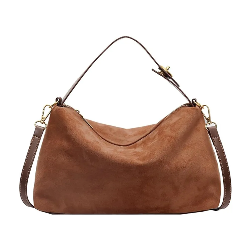 Weekxing Slouchy Suede Crossbody Bag