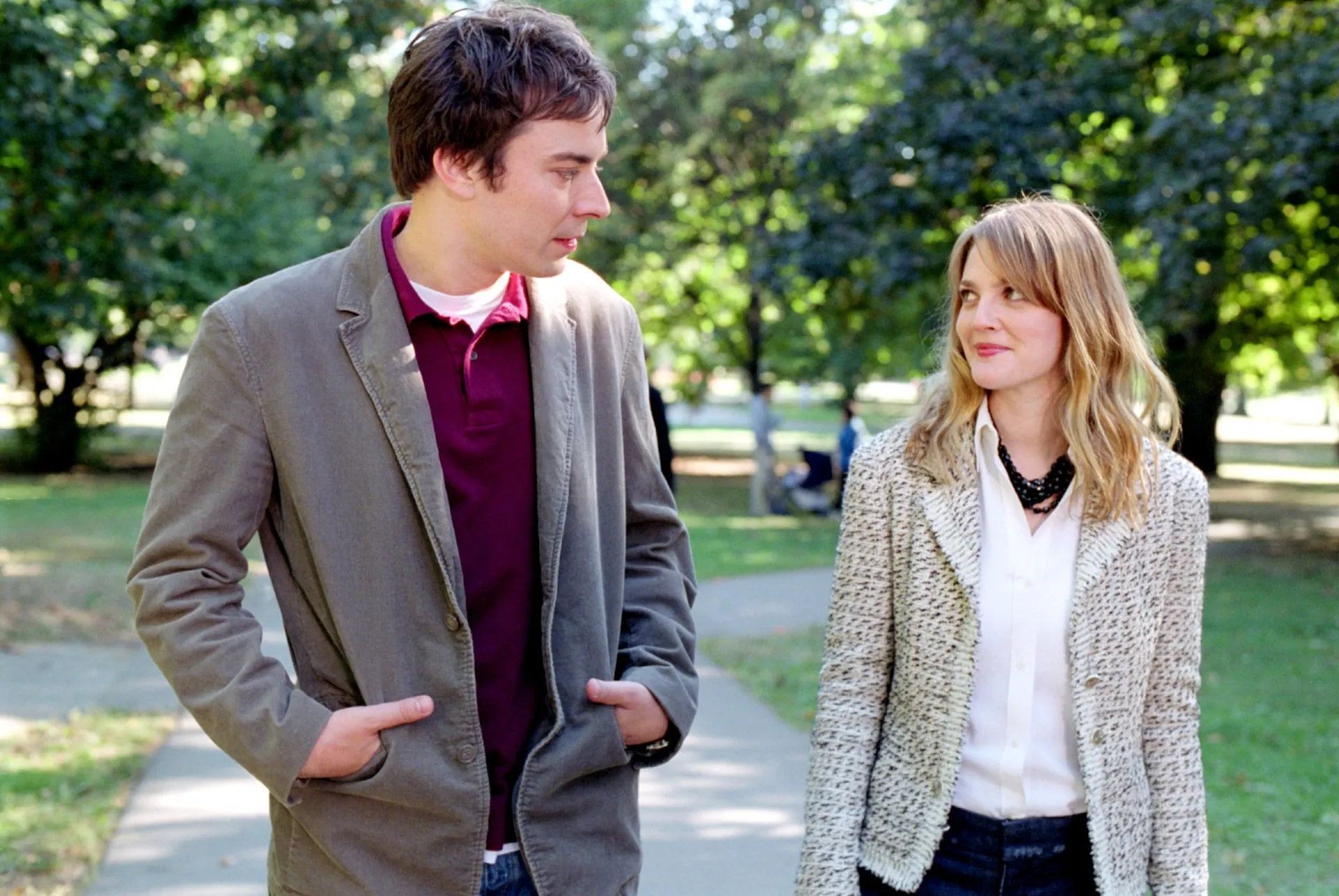 Jimmy Fallon and Drew Barrymore in Fever Pitch