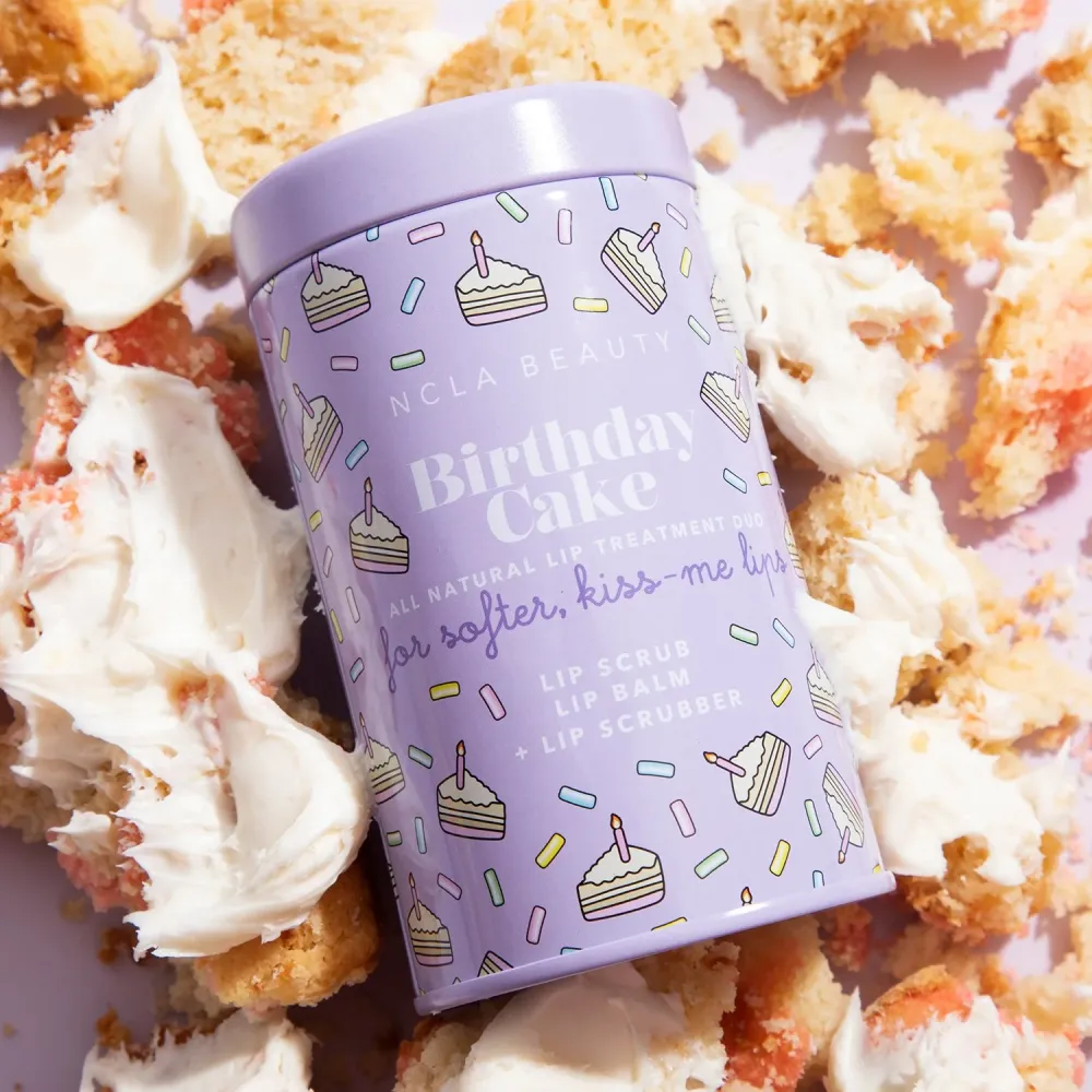 birthday cake lip kit