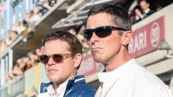 Matt Damon and Christian Bale in Ford v. Ferrari