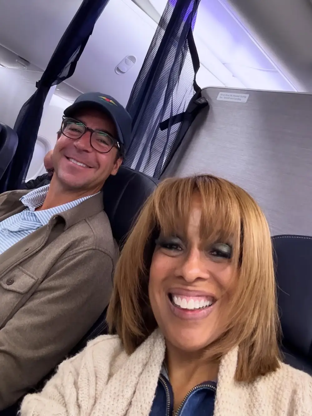 Gayle King Gets Seated Next to Fox News' Jesse Watters on 4-Hour Flight