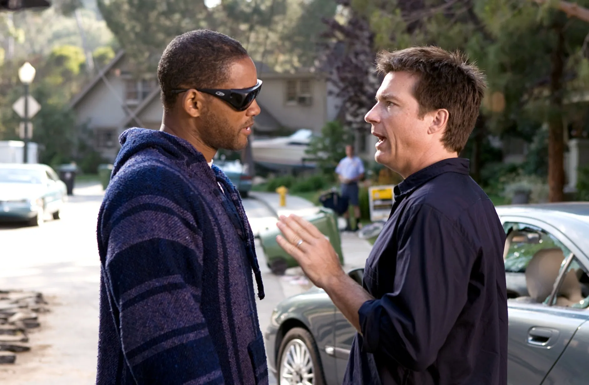 Will Smith and Jason Bateman in Hancock