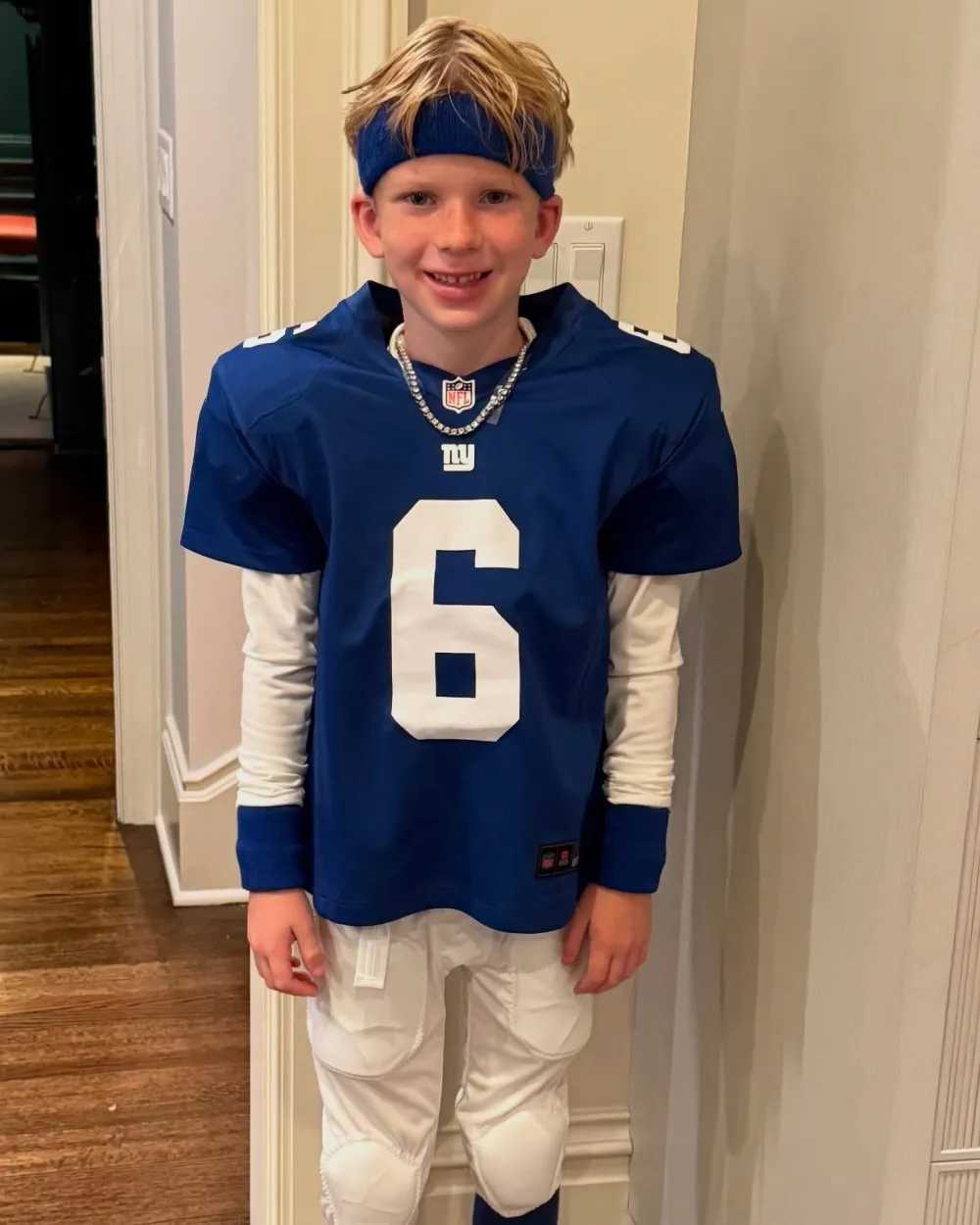 Eli Mannings Son Goes as Favorite QB For Halloween Not His Dad