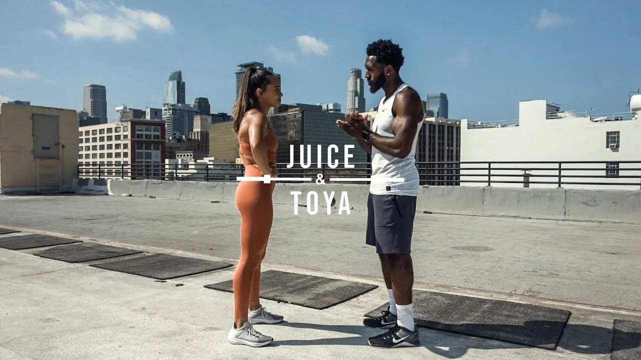 Fitness influencers Jason 'Juice' Williams and LaToya 'Toya' Johnson in Juice & Tona