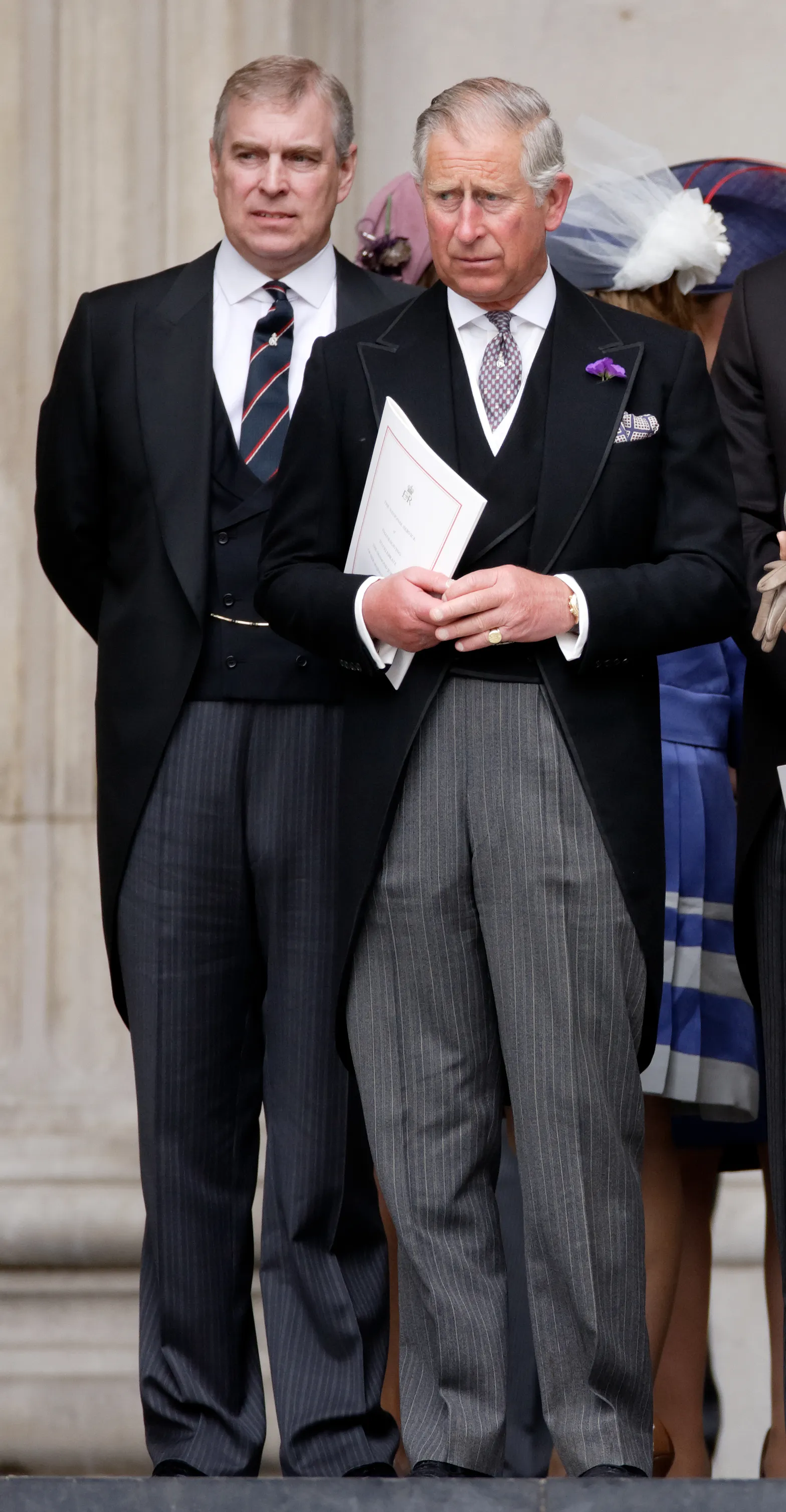 King Charles and Prince Andrew