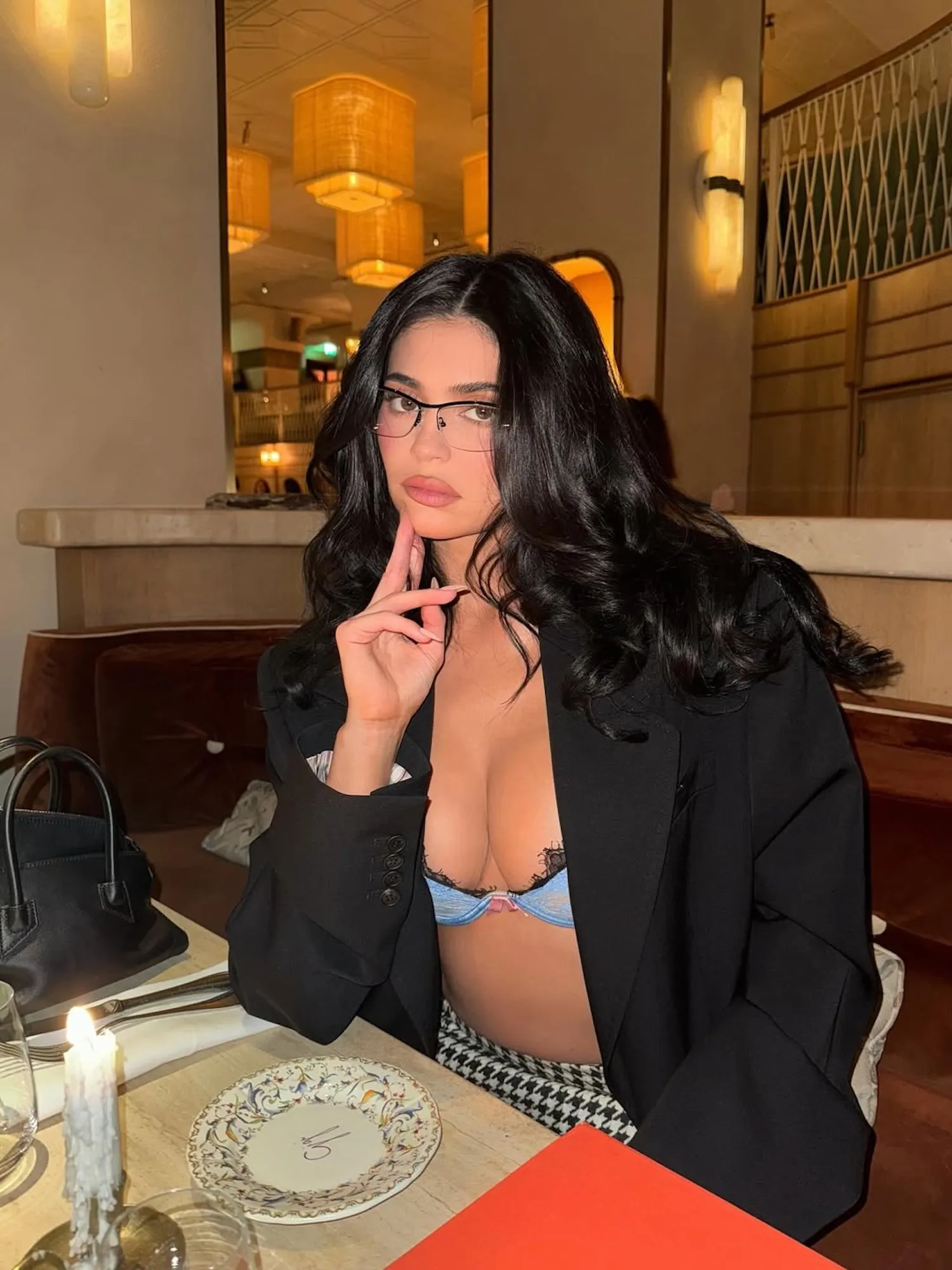 Kylie Jenner Stuns in Sultry Lace Bralettes and Barely-There Lingerie Outfits During Paris Fashion Week