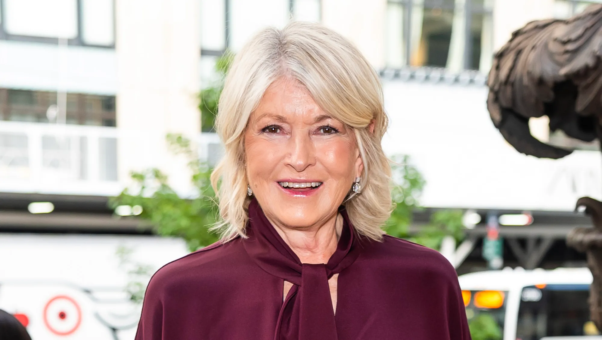 NEW YORK, NEW YORK - SEPTEMBER 10: Martha Stewart attends the L'Agence fashion presentation at the New York Public Library on September 10, 2025 in New York City. (Photo by TheStewartofNY/GC Images)