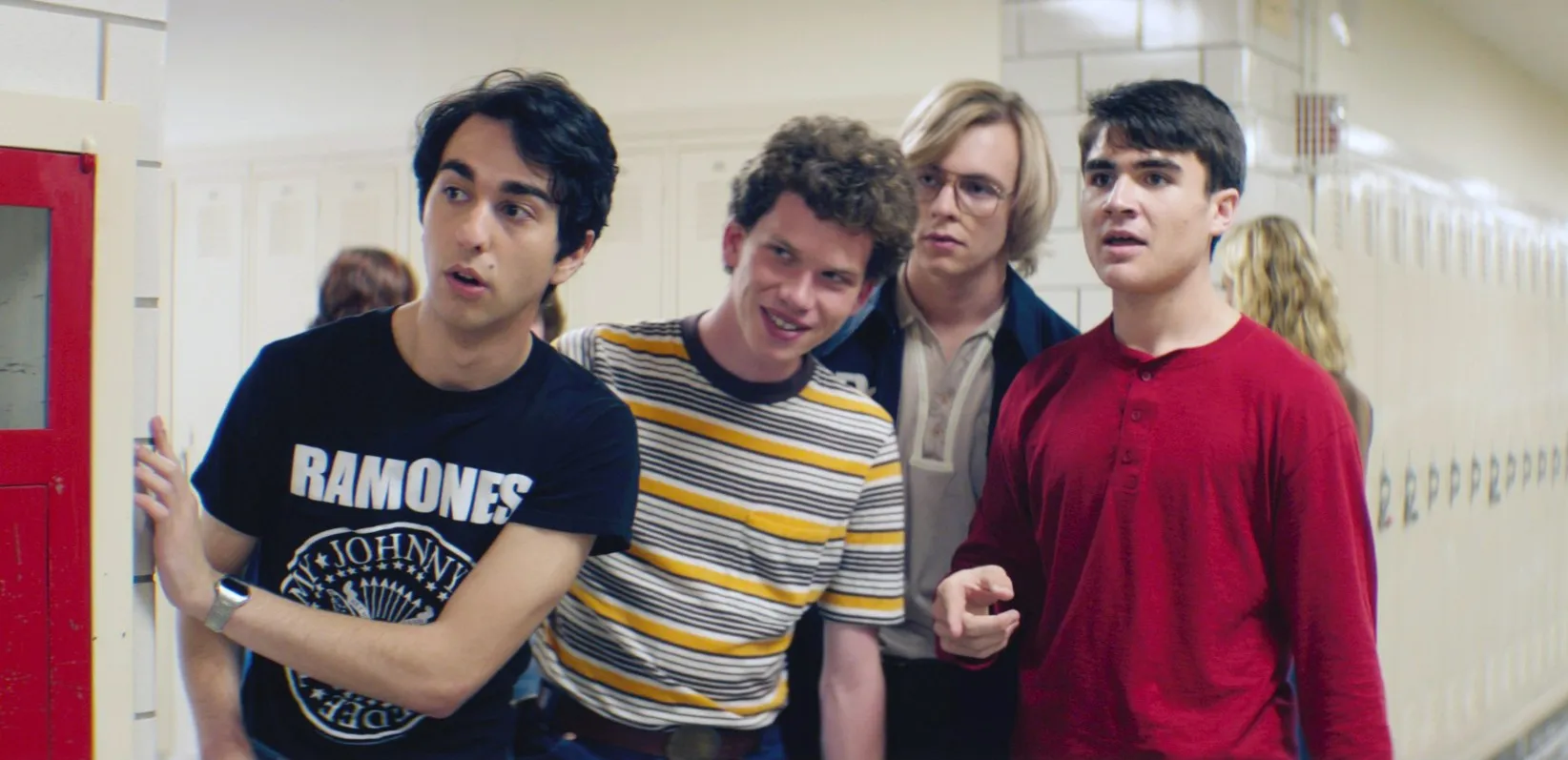 Alex Wolff, Tommy Nelson, Ross Lynch (as Jeffrey Dahmer), Harrison Holzer in My Friend Dahmer