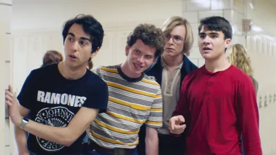 Alex Wolff, Tommy Nelson, Ross Lynch (as Jeffrey Dahmer), Harrison Holzer in My Friend Dahmer