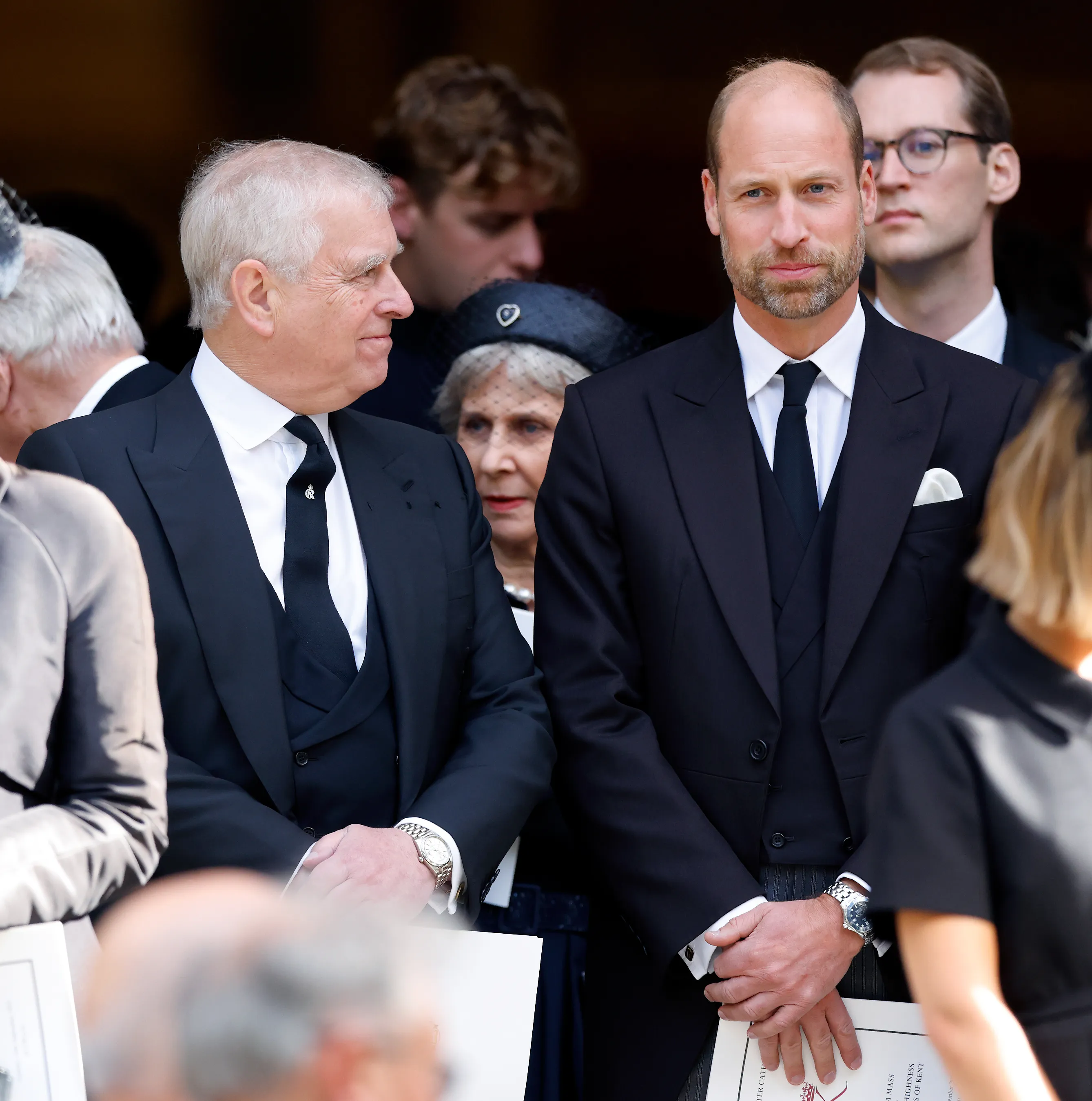 Prince William and Prince Andrew
