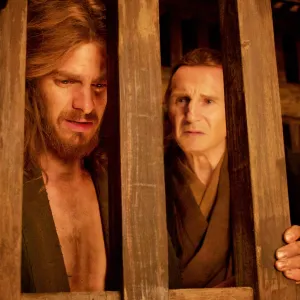 Andrew Garfield and Liam Neeson in Silence
