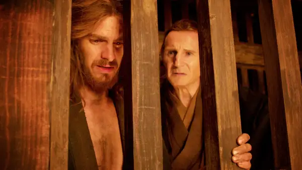 Andrew Garfield and Liam Neeson in Silence