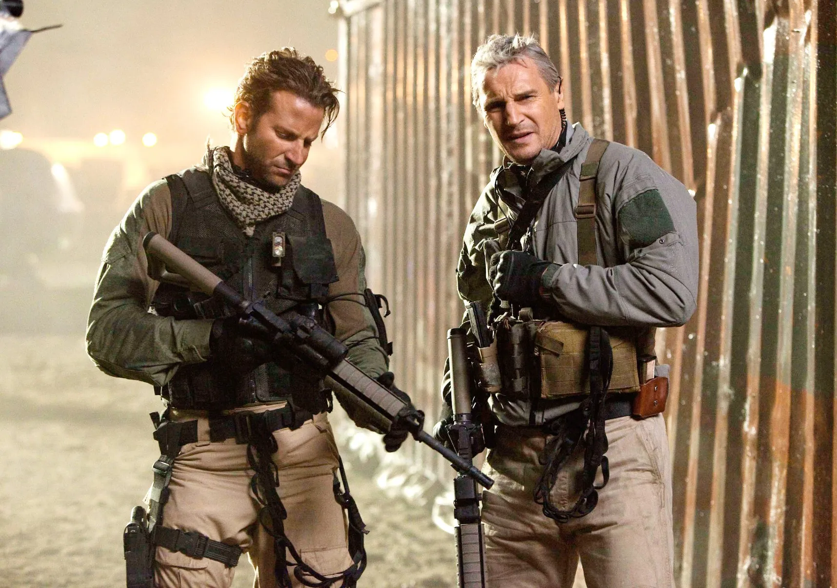 Bradley Cooper and Liam Neeson in The A-Team