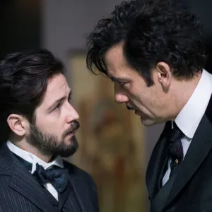 Michael Angarano, Clive Owen in The Knick