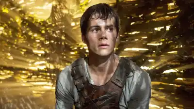 Dylan O'Brien in THe Maze Runner