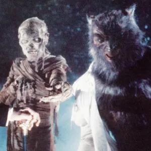 Duncan Regehr, Michael Reid MacKay, Carl Thibault in The Monster Squad