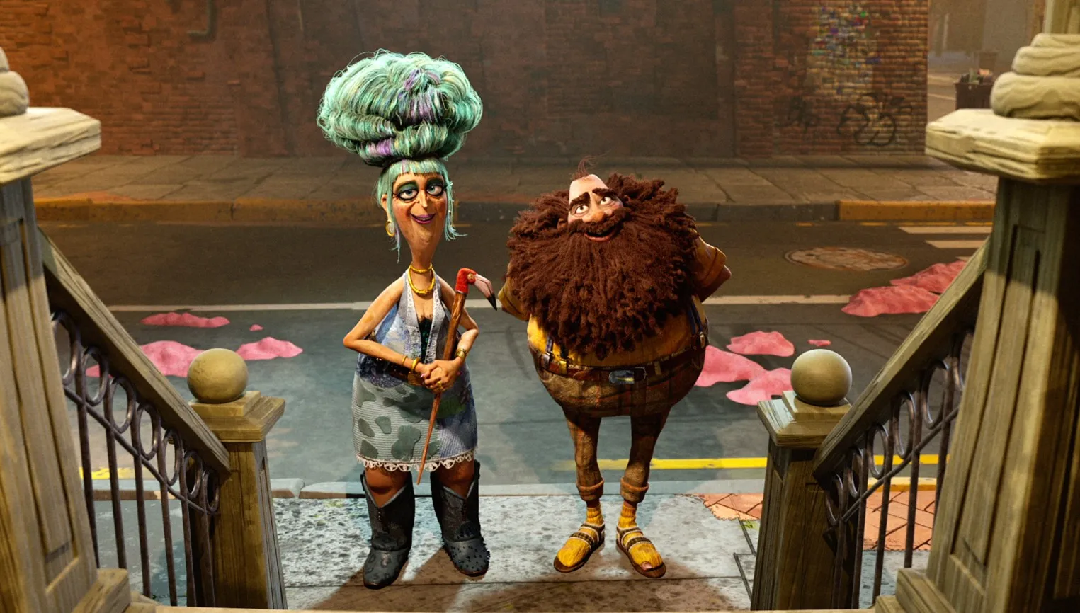 Margot Martindale, Johnny Vegas in The Twits