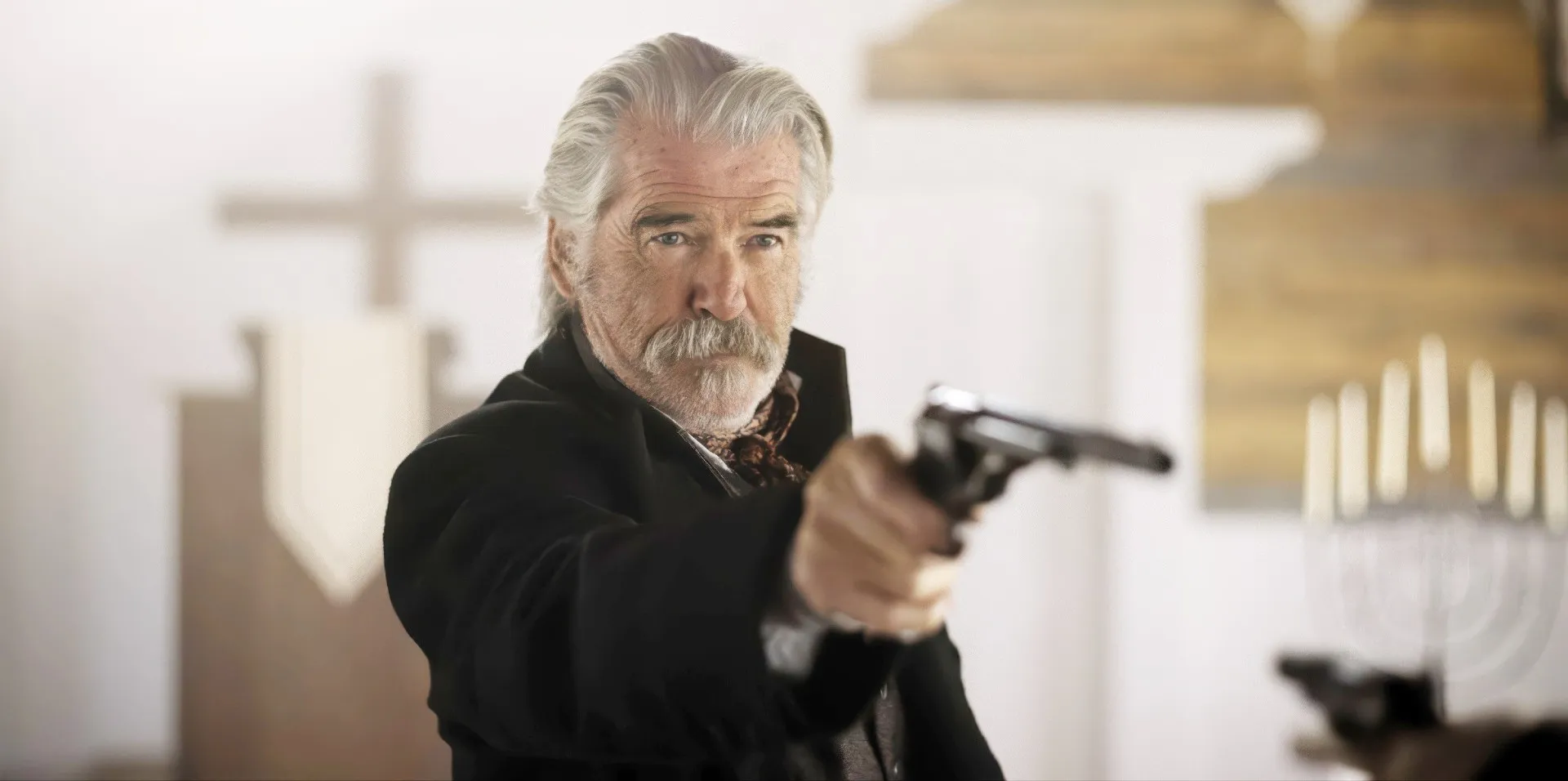 Pierce Brosnan in The Unholy Trinity