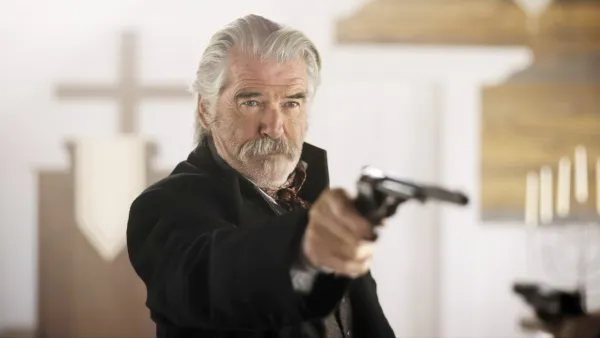 Pierce Brosnan in The Unholy Trinity