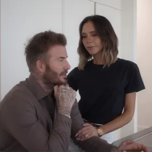 David Beckham and Victoria Beckham in Victoria Beckham